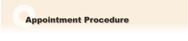 Appointment Procedure