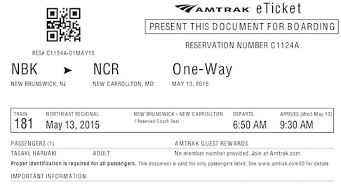 [Amtrack Ticket]