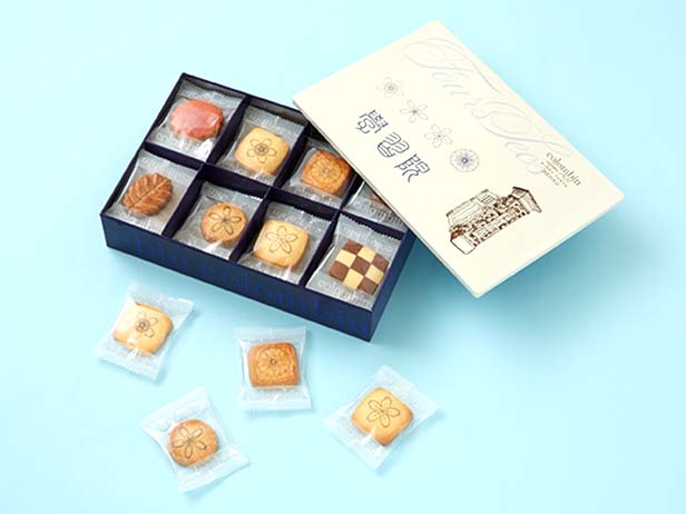 コロンパンクッキー(缶蓋オリジナルデザイン)